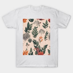 Chromatic Botanic Abstraction #74 T-Shirt